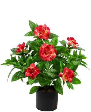 Plante artificielle Gardenia 39 cm fuchsia