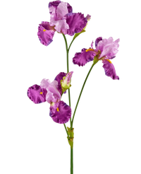 Fleur artificielle Iris 102 cm violet