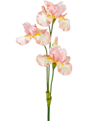 Fleur artificielle Iris 102 cm rose clair